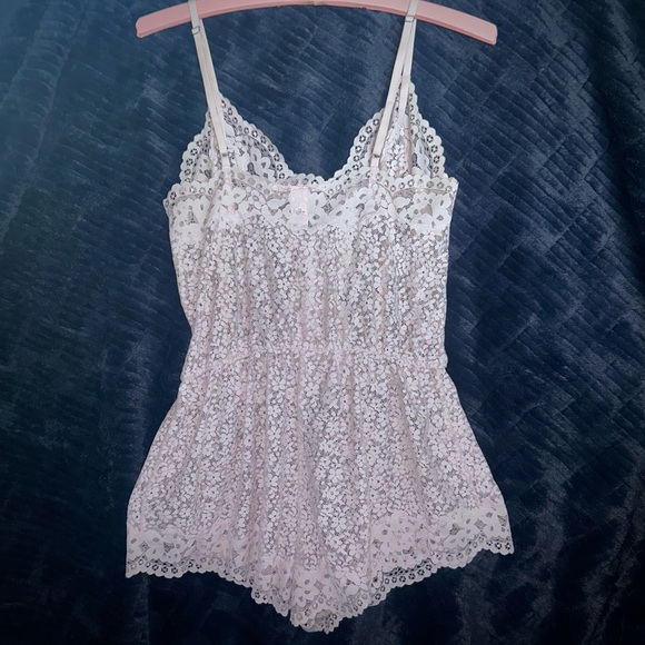 NWOT Victoria's Secret Body by Victoria Lace Romper - Picture 9 of 11